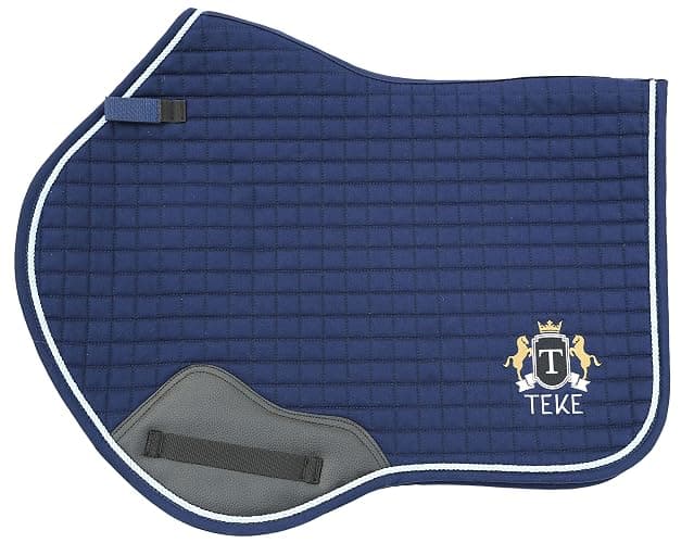 T TEKE Close Contact Saddle Pads,100% Cotton English Saddle Pads for Horses with Moisture-Wicking and Breathable Lining thumbnail 2