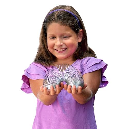 The Original Slinky Walking Spring Toy, 2.75-inch Diameter Metal Slinky, Fidget Toys thumbnail 2