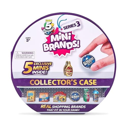 5 Surprise Mini Brands Series 3 Collector's Kit - Amazon Exclusive Mystery Capsule Real Miniature Brands by Zuru (3 Capsules + 1 Case),Multi thumbnail 5