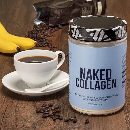 NAKED Collagen Peptides Protein Powder, 60 Servings, Pasture-Raised, Unflavored Grass-Fed Hydrolyzed Collagen Supplement, Paleo Friendly, Non-GMO, Keto, Gluten Free, 20oz thumbnail 3