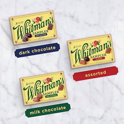 Whitman's Sampler Mother's Day Gift Box, Dark Chocolate Assortment, 10 Ounce (22 Pieces) thumbnail 8