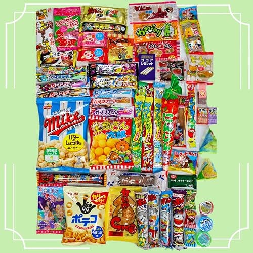 Japanese Snack Box – 100 Dagashi Classics & Japanese Candy Variety Pack | Asian Goodies, Mystery Assortment from Japan, International Gift Box for Kids & Adults thumbnail 3