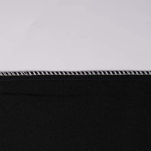 BEDSUM Microfiber Queen Pillowcases Set of 2, Soft Wrinkle Resistant and Easy Care Pillow Cases with Envelope Closure, 20x30 inches, Black thumbnail 6