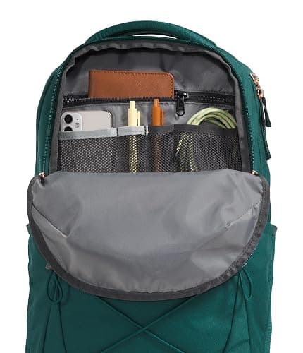 The North Face Women's Jester Luxe Everyday Laptop Backpack, Deep Nori/Burnt Coral Metallic, One Size thumbnail 4