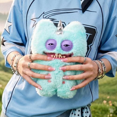 Fuggler Fugglercorns 9 Inch Plush Collectible Toy (Stinkface) by ZURU | Funny Ugly Monster with signature teeth, soft & huggable collectible plush, for fans & collectors, gift for tweens & teens thumbnail 8