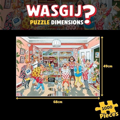 Wasgij Retro Original 9, Home Improvements - Unique 1000 Piece Jigsaw Puzzle for Adults - Colourful, Puzzling, Challenging & Brainteasing Adult Jigsaws - 100% Recycled Cardboard 1000Pc Puzzles - Jumbo thumbnail 2