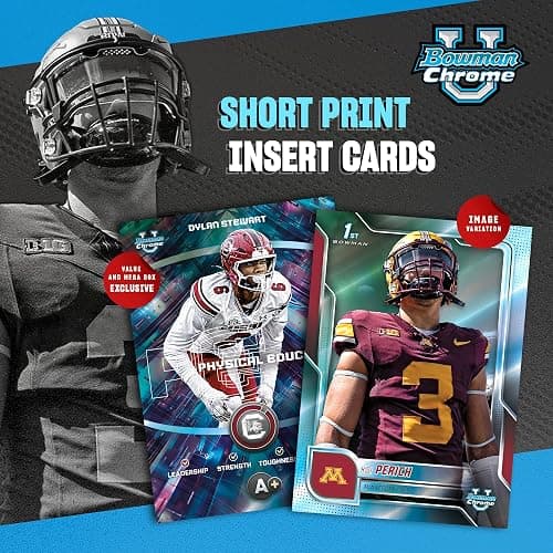 2025 Bowman University Chrome Football - Factory Sealed - Mega Box thumbnail 6
