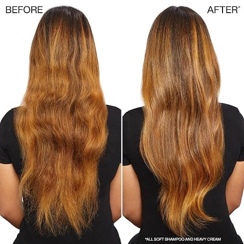 Redken All Soft Shampoo - Moisturizes & Hydrates Dry, Brittle Hair, Gently Cleanses and Softens, With Argan Oil, Safe For Color-Treated Hair thumbnail 4