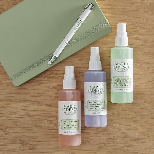 Mario Badescu Facial Spray Collection with Rose Water, Cucumber, Lavender and Orange Blossom, Multi-Purpose Cooling and Hydrating Face Mist for All Skin Types, Dewy Finish thumbnail 6