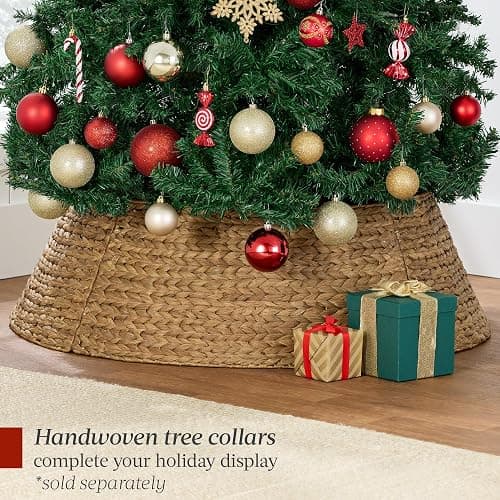 Best Choice Products Artificial Christmas Tree, 6ft Premium Unlit Hinged Design, Dense Branches Realistic Holiday Décor​ w/Easy Assembly, Base thumbnail 9