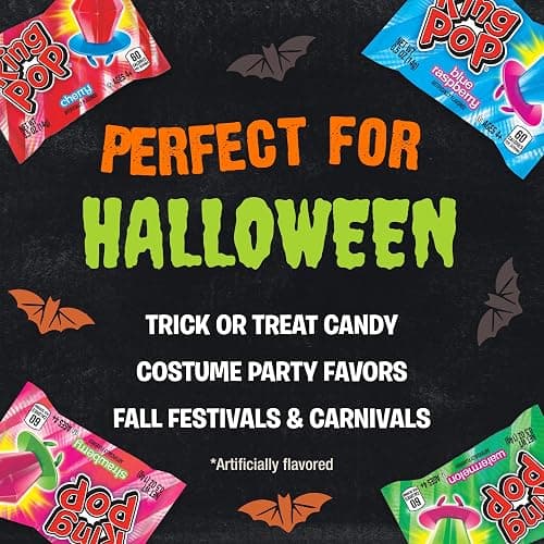 Ring Pop Lollipops - Bulk Candy Individually Wrapped Suckers Variety | Party Pack- 50 Count w/ Assorted Flavors - Hard Candy for Party Favors, Kids & Goodie Bags thumbnail 6