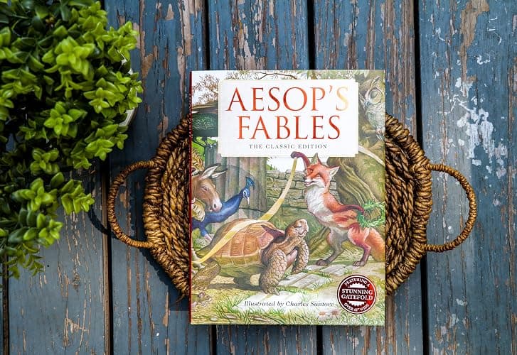 Aesop's Fables Hardcover: The Classic Edition by acclaimed illustrator, Charles Santore (Charles Santore Children's Classics) thumbnail 3