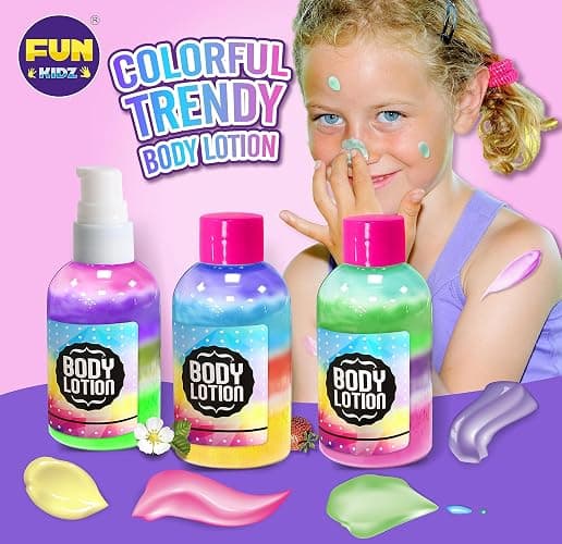 Kid Body Lotion Making kit, FunKidz STEM Makeup Maker kit for Girls Science Kits thumbnail 2