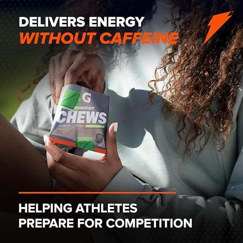Gatorade Energy Chews, 4 Flavor Variety Pack, 1.06 oz Pouches, (8 Pack) | Caffeine Free, B12, 100 Calorie Pouches thumbnail 4