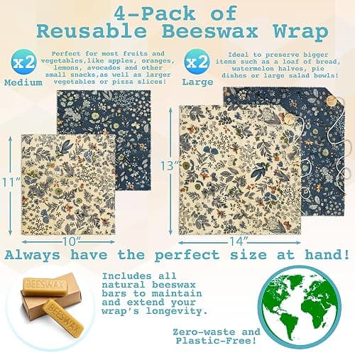 Reusable bees wax wrap (saran wrap) thumbnail 3