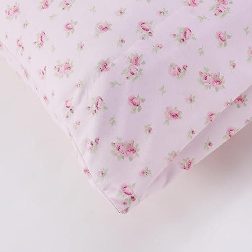 Modern Threads Silky Soft Microfiber and Wrinkle Free Sheets - Luxurious Microfiber Bed Sheets Includes Flat Sheet, Fitted Sheet with Deep Pockets, & Pillowcases Blush, Full thumbnail 7