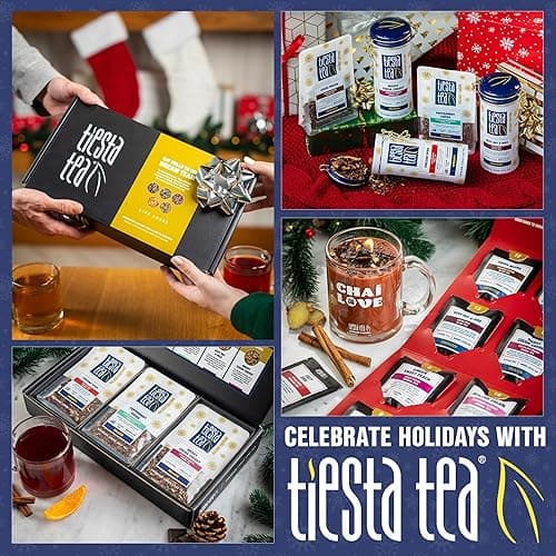 Tiesta Tea - Top 8 Favorites Sampler Set, Loose Leaf, Up to 80 Cups, High to No Caffeine, Hot & Iced, Tea Variety Pack with Green, Herbal, Black & Chai Brew, 8 Sample Pouches thumbnail 10