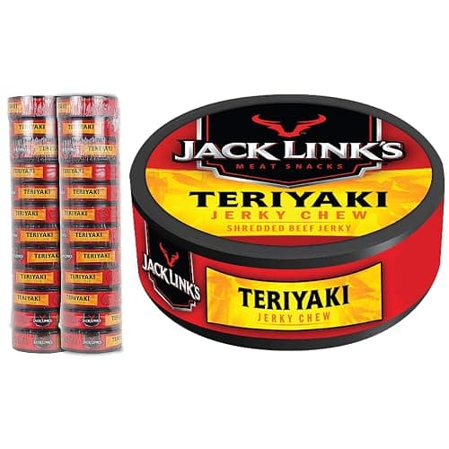 Jack Link's Jerky Chew, Teriyaki Flavor, 0.32-Ounce (Pack of 24) - Image 1