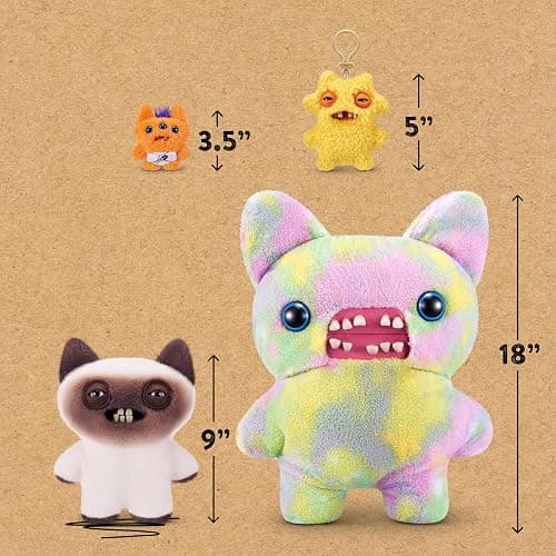 Fuggler Alley Cats 9-Inch Plush Toy (Yawper) by ZURU – Funny Ugly Monster Stuffed Animal with Human-Like Teeth, Collectible Plush for Kids, Tweens, Teens, Adults & Cat-Loving Weirdos thumbnail 3