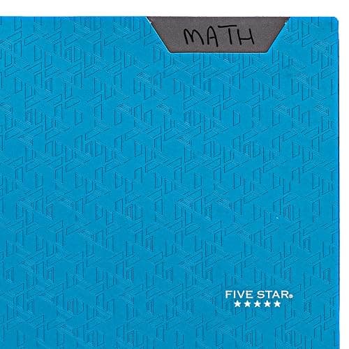 Five Star 2-Pocket Folder, Plastic Folder with Stay-Put Tabs, Fits 3-Ring Binder, Holds 8-1/2" x 11" Paper, Tidewater Blue (333420H-ECM) thumbnail 5