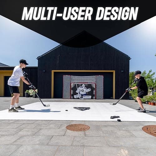 Better Hockey Extreme Triangle Passer - Heavy-Duty Steel Puck Rebounder for One-Timers, Improves Passing, Shooting, and Stickhandling Skills, Use On and Off the Ice, Offers Three 22 Inch Passing Slots thumbnail 5