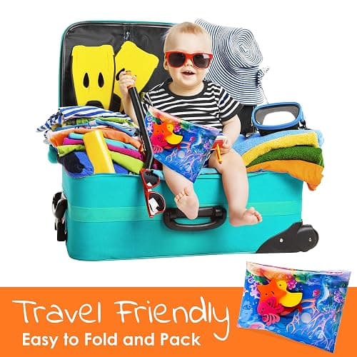 Splashin'kids Inflatable Tummy time Premium Water mat Infants and Toddlers is The Perfect Fun time Play Activity Center Your Baby's Stimulation Growth thumbnail 7