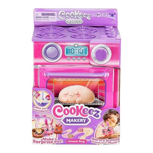 Cookeez Makery Cinnamon Treatz Oven – Interactive Bake & Reveal Oven Playset with Mystery Scented Plush (Cinnamon Pooch, Fondant Feline, or Strawberry Swirl), Mixing Tools, Dough, & Accessories, 5+ thumbnail 8