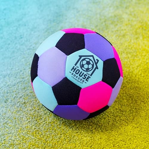 U Scored Sports in The House Soccer Ball - Indoor Size 4 Padded Soccer Ball for Girls (Ages 3+), Boys (Ages 3+) & Adults - Bring Soccer Practice Home - Perfect for Juggling - Gift for Soccer Player thumbnail 6