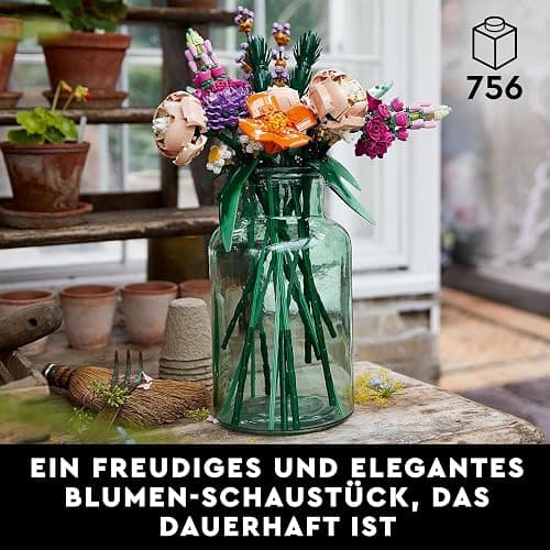 LEGO Botanicals Blumenstrauß - Künstliche Blumen Set für Erwachsene - Zimmerdeko und Geschenkidee für Frauen & Männer - Wohnaccessoires - Botanik Kollektion 10280 thumbnail 4
