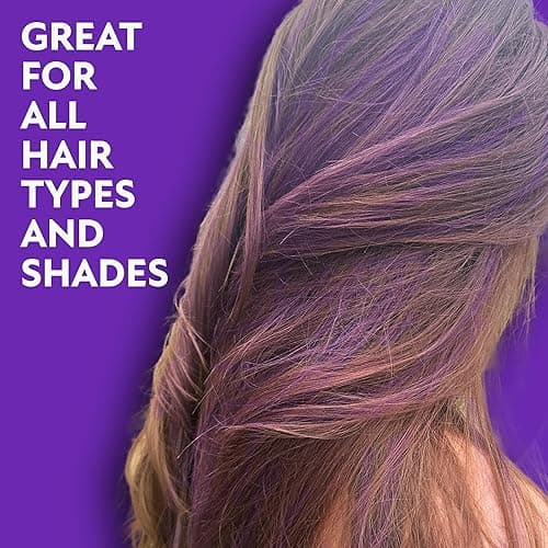 Fun In by Sun In Temporary Hair Color with Easy Brush Applicator for Kids, Teens & Adults - Washable One day color for Festivals, Events & Parties - All Hair Types - Purple thumbnail 6
