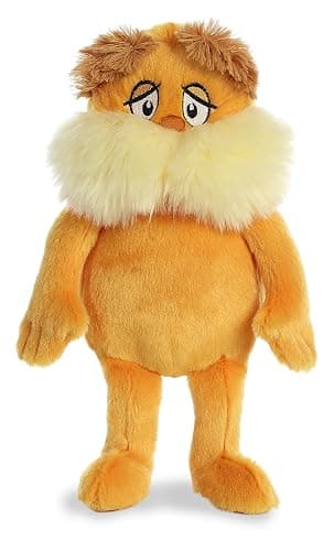 Aurora® Whimsical Dr. Seuss™ The Lorax Stuffed Animal - Officially Licensed Plush for Imaginative Play - Perfect for Kids and Adults - Orange 11 Inches - Image 1