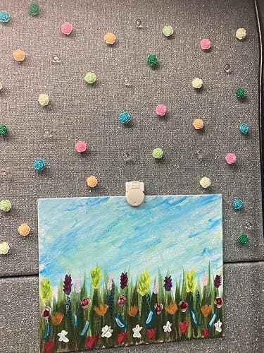 Push Pins for Cork Board - Cuttte 30pcs Decorative Push Pins with Case, Cute Thumb Tacks and Pushpins for Bulletin Board, 6 Colors Flower Pushpins thumbnail 8