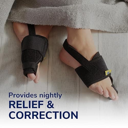 Dr. Scholl's BUNION RELIEF & TOE CORRECTOR // Massaging Gel Bunion Splint & Big Toe Straightener - Orthopedic Bunion Corrector for Women & Men - Bunion Pads for Bunion Pain Relief, 1 Support Set (Left & Right) thumbnail 4