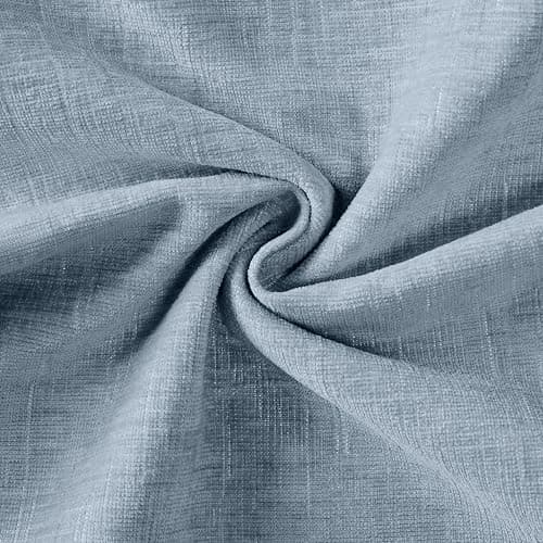 Ohocut Scalloped Pillow Cover Pack of 2 Spring Chenille Decorative Throw Pillow Covers Cute Boho Couch Pillow Covers Aesthetic Funky Preppy Pillow Cases for Sofa Living Room (Misty Blue, 18x18 Inch) thumbnail 4