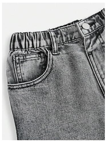 SOLY HUX Girl's Wide Leg Jeans High Waisted Baggy Denim Pants Casual Streetwear thumbnail 3