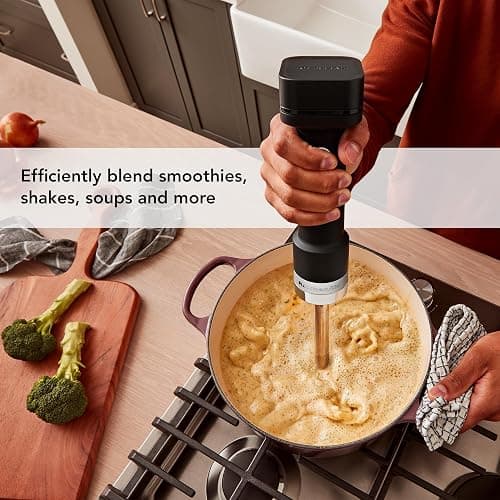 KitchenAid Go Cordless Hand Blender - battery included, KHBRV71, Black Matte thumbnail 5