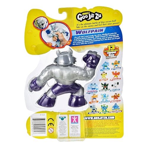Heroes of Goo Jit Zu - Crunchy Wolf Action Figure, Wolfpain thumbnail 4