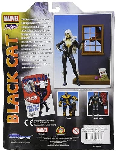 Marvel Select Black Cat: Special Collector Edition Action Figure With Highly Detailed Base thumbnail 2