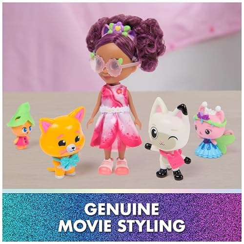 Gabby's Dollhouse: The Movie, Gabby's Garden Friends Pack with 6-Inch Gabby Doll, 4 Toy Figures & Accessories, Kids Toys for Girls & Boys Ages 3 and Up thumbnail 6