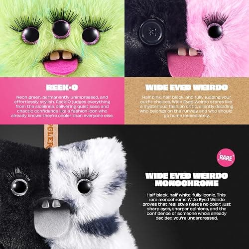 Fuggler Baby Baddies Fugg 5 Inch (6 Pack) by ZURU | Mini Funny Ugly Monster plush; signature teeth; soft & huggable; multipack; for fans & collectors; gift for tweens & teens thumbnail 5