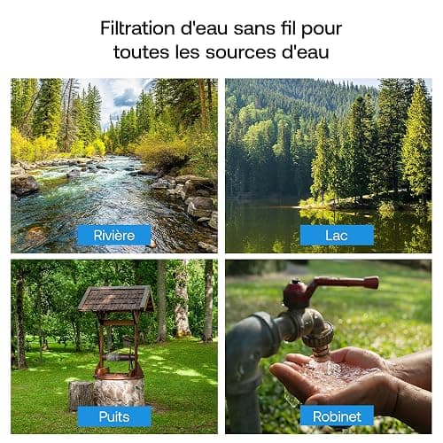 Weeplow® Venus ECO - Système de Filtration d'Eau par Gravité 5.6L Litres AISI 304 avec 2 Eléments de Purification O'Pure 2 Et Robinet 100% Inox (Inox, 5.6L ECO) thumbnail 8