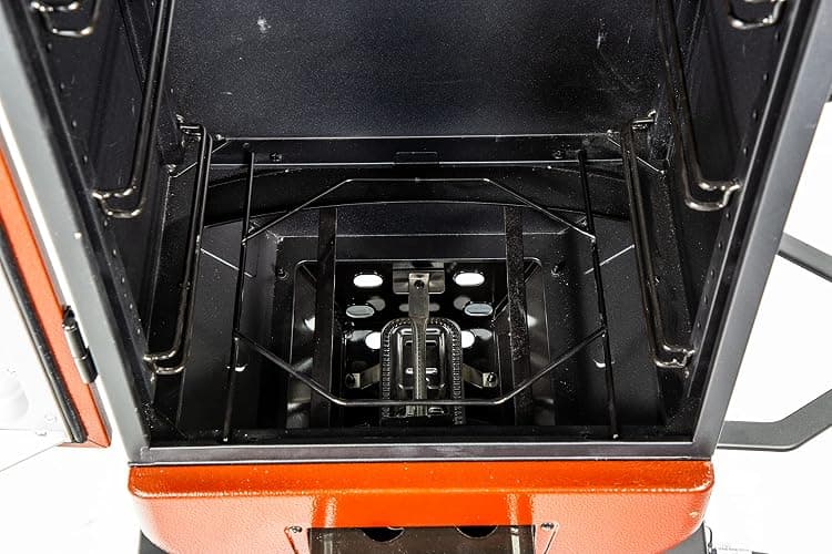 Pit Boss 3-Series Gas Vertical Smoker, Red Hammertone - 10773 thumbnail 7