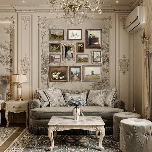 LANCHI95 12 Pcs Vintage Wall Art Decor, Vintage Art Prints, Vintage Posters for Room, Moody gallery wall art, Eclectic French Country Pictures Wall Decor for Bedroom (UNFRAMED) thumbnail 3