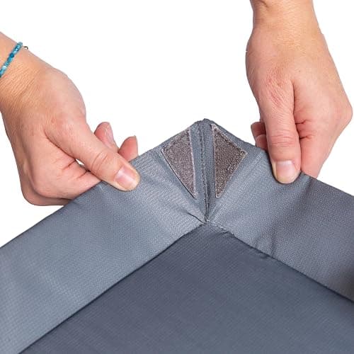 J.L. Childress 3-IN-1 Kids Travel Tray & Tablet Holder - Car Seat Lap Tray Desk for Toddlers, Road Trip Essentials, Car Seat Activity Table, Travel Accessories - Grey/Teal thumbnail 11