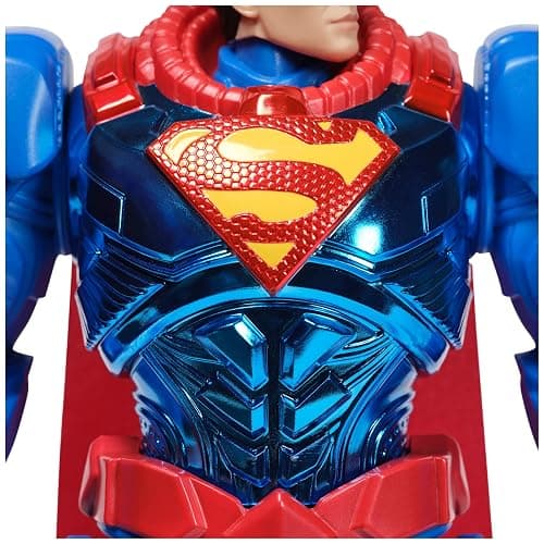 DC Comics, Metal Force Superman Action Figure, 12-Inch Extra Large Super Hero Collectible Kids Toys for Boys and Girls Ages 4 and Up thumbnail 6