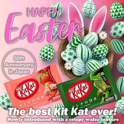 KitKat chocolate 2bags - Matcha Latte flavor & Adult Sweetness flavor Japan Import thumbnail 2