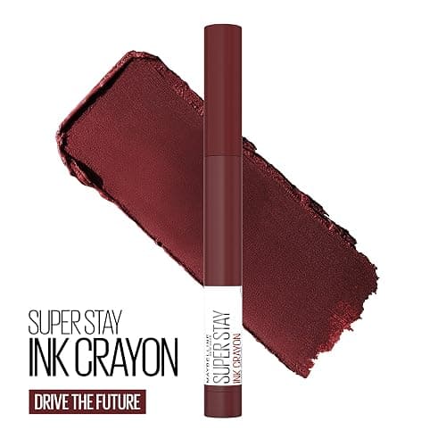 Maybelline Super Stay Ink Crayon Matte Longwear Lipstick Makeup, 165 Drive The Future, 0.04 oz thumbnail 2