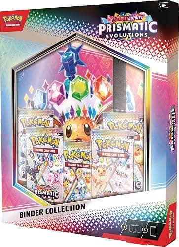 Pokémon TCG: Scarlet & Violet—Prismatic Evolutions Binder Collection (Binder with 378 Pockets & 5 Booster Packs) thumbnail 4