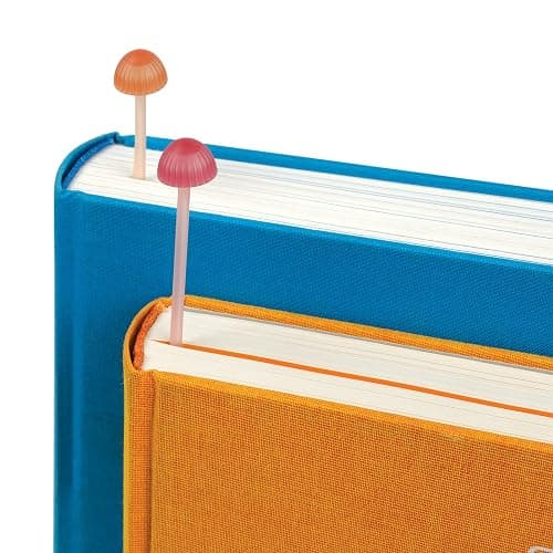 Genuine Fred Magic Sprout, Mini-Mushroom Bookmarks - Set of 4 - Two Sizes & Colors - Soft, Flexible Silicone - Fun Stocking Stuffer, Gift for Book Lovers, Teachers, Back to School - Cottagecore Decor thumbnail 6