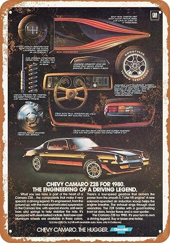 1980 Chevy Camaro Z28 vintage sign - Image 1